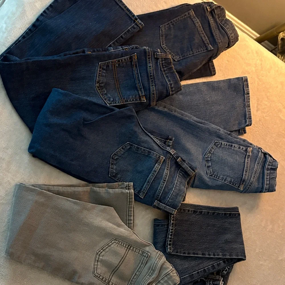 The Children's Place & old navy Boys Blue Denim Jeans - All size 8 adjust waist